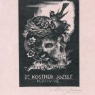 Ex libris - dr Köstner József könyve