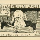 Ex libris - Vilhelm Vahlström