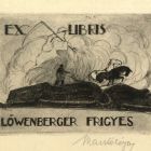 Ex libris - Löwenberger Frigyes