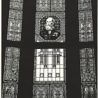 Műtárgyfotó - üvegablak a lépcsőházban a Marosvásárhelyi Kultúrpalotában, 1911-13