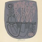 Ex libris - RD (monogrammal)