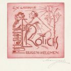 Ex libris - Ex eroticis Eugeni Kelemen