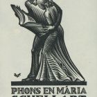 Ex libris - Phons en Maria Schellart