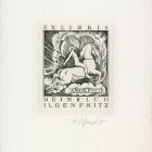 Ex libris - Heinrich Ilgenfritz (ipse)