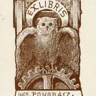 Ex libris - ing -r. Pongácz