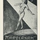 Ex libris - Karolának