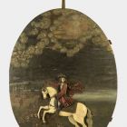 Dombormű - I. József (?) német-római császár lovas képmásával