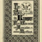 Ex libris - Wellington Reid Townley