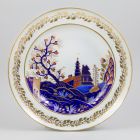 Tányér - chinoiserie (ún. Miramare) dekorral