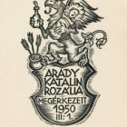 Alkalmi grafika - Arady Katalin Rozália megérkezett