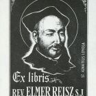 Ex libris - rev. Elmer Reisz S. J.