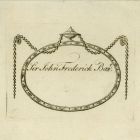 Ex libris - Sir John Frederick Bar