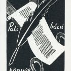 Ex libris - Pali bácsi könyve