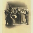 Bibliaillusztráció - a vak embert meggyógyító Jézus