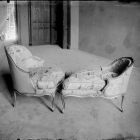 Üvegnegatív - Chaise-longue, XV. Lajos korabeli, Iparművészeti Múzeum