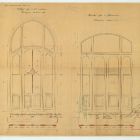 Tervrajz - Iparművészeti Múzeum-a földszinti és az I-II. emeleti többszárnyú szélfogó és folyosó ajtók