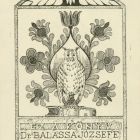 Ex libris - Ez a könyv Dr. Balassa Józsefé