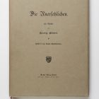 Könyv - Ebers, Georg: Die Unersetzlichen. Stuttgart, Lipcse, Berlin, Bécs, é. n. [ 1895 ]