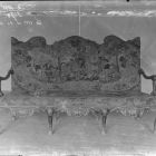 Üvegnegatív - pamlag, németalföldi gobelin szövettel bevonva, 18.század, Eszterházy kastély, Fertőd