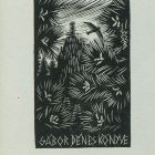 Ex libris - Gábor Dénes könyve