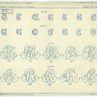 Illusztráció - monogram melléklet a „Hímzőmintacsarnok” folyóiratból