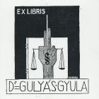 Ex libris - Dr Gulyás Gyula