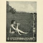 Ex libris - Dr. Eiszenmann Oszkár