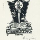 Ex libris - Dr Bornemisza Sándor könyve