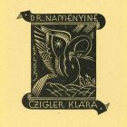 Ex libris - Dr. Naményiné Czigler Klára