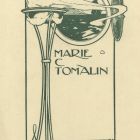 Ex libris - Marie C. Tomalin