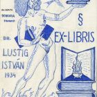 Ex libris - Dr. Lustig István