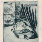 Ex libris - Itala könyve (Békés Itala)