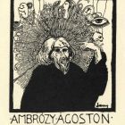 Ex libris - Ambrózy Ágoston könyve