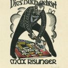 Ex libris - Dies'Buch gehört Max Kislinger