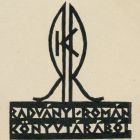 Ex libris - Radványi-Román könyvtárából (ipse)