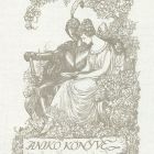 Ex libris - Anikó könyve (ifj. Rickl Antalné Szabó Anikó)