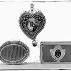 Üvegnegatív - szelencék, 18.sz., az NLT 1032-ről, csukva