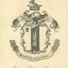 Ex libris - John Ribton Garstin címeres