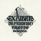 Ex libris - Dr Francisci Filep de Remete