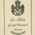 Ex libris - Gustaf Odencrants hominis