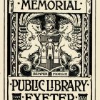 Ex libris - Royal Albert Memorial Public Library Exeter