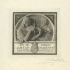 Ex libris - Amelie Kaitsch geb. Radio von Radiis