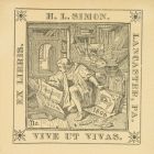 Ex libris - H. L. Simon Lancaster