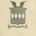 Ex libris - Charles Daubeny címeres