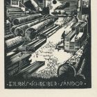 Ex libris - Schreiber Sándor