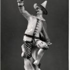 Fénykép - porcelánfigura - Harlequin, Meissen, XVIII. sz.