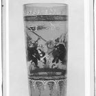 Üvegnegatív - ivópohár, üvegzománccal díszített, 1617, Iparművészeti Múzeum