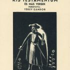 Könyvcímlap - Villon: Kis Testamentum … címlap: Franklin Társulat