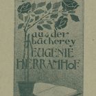 Ex libris - aus der Bücherei Eugene Herramhof