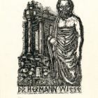 Ex libris - Dr. Hermann Wiese